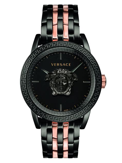 Versace PALAZZO EMPIRE 43mm Black/Gold Men's 